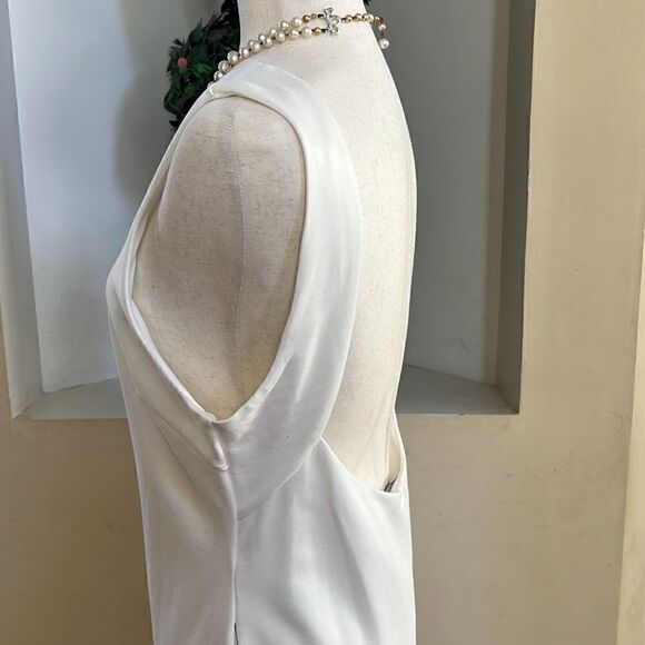 Lulu’s NEW w tags Womens size XL cream off white midi sleeveless dress - Picture 9 of 16